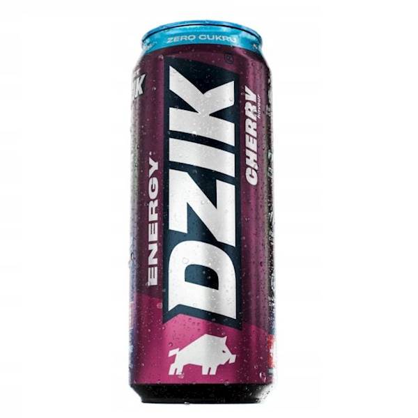 Napój en. P KAUCJA Dzik 500ml ZERO Cherry*24szt