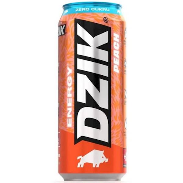 Napój en. P KAUCJA Dzik 500ml ZERO Peach*24szt