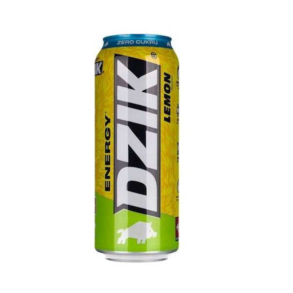 Napój en. P KAUCJA Dzik 500ml ZERO Lemon*24szt