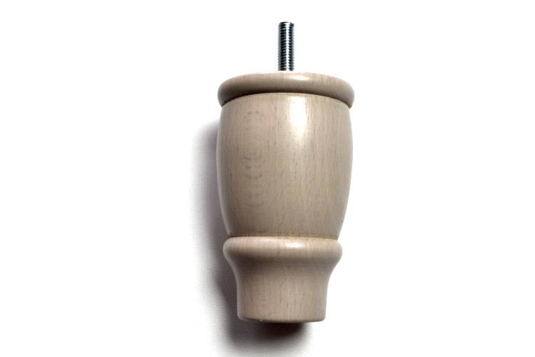 Noga drewniana - beczka 10 cm