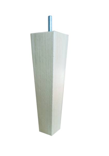 Noga drewniana - skośna 18 cm