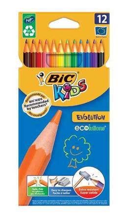 KREDKI BIC KIDS TROPICOLOR 12