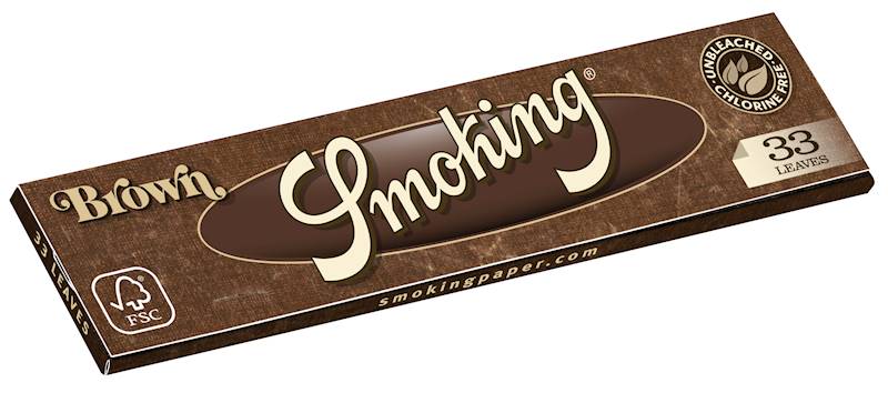 BIBUŁKA SMOKING BROWN KING SIZE  /50