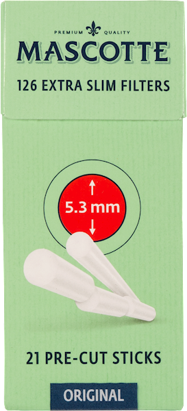 FILTRY MASCOTTE EXTRA SLIM 5.3 MM 126 SZT. 1/10