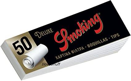 FILTERS SMOKING DE LUX TIPS MEDIUM SIZE /50