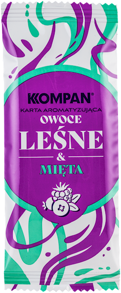 KARTA KOMPAN OWOCE LEŚNE MIĘTA 1/25