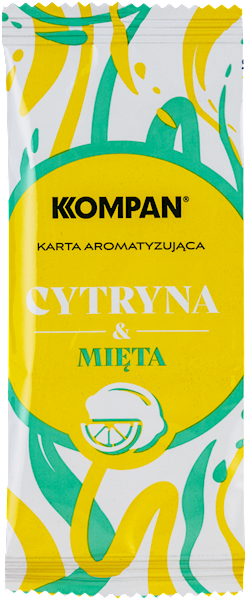KARTA KOMPAN CYTRYNA MIĘTA 1/25