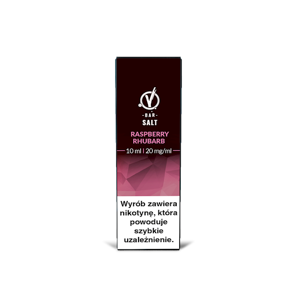 LIQUID VBAR SALT 20MG 10ML (RASPB. RHUBARB) B25