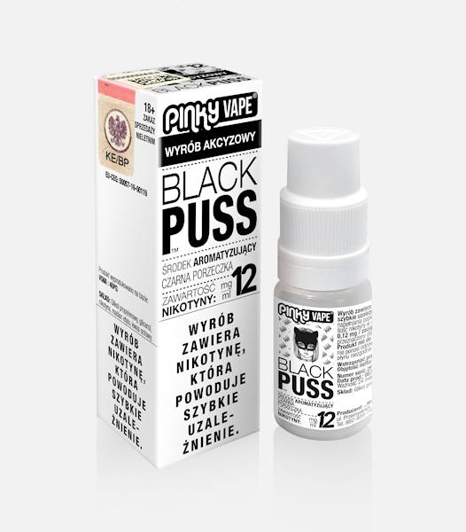 LIQUID BLACK PUSS 12MG 10 ML B25
