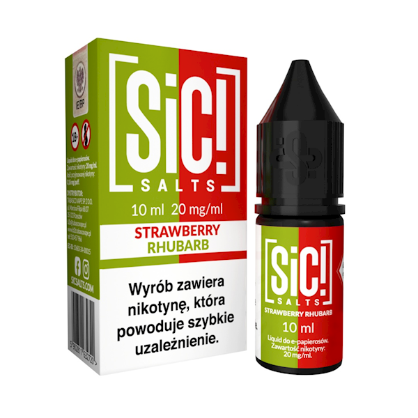 LIQUID SiC! STRAWBERRY RHUBARB 10ML 20MG
