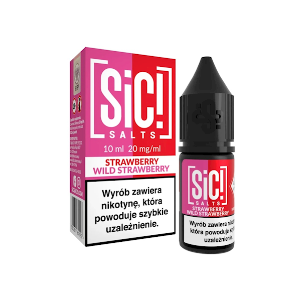 LIQUID SiC! STRAW. WILD STRAWBERRY ICE 10ML 20MG