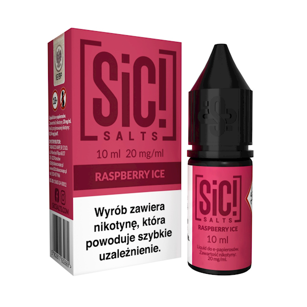 LIQUID SiC! SIMPLEX RASPBERRY ICE 10ML 20MG