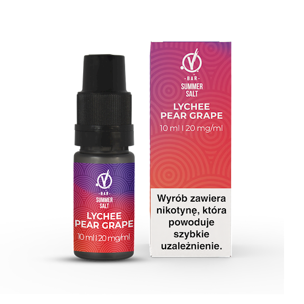 LIQUID VBAR SALT 20MG 10ML (LYCHEE PEAR GRAPE) B25