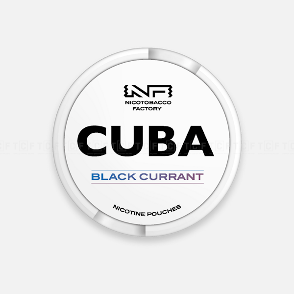 WORECZKI NIKOT. CUBA WHITE BLACK CURRANT 25MG