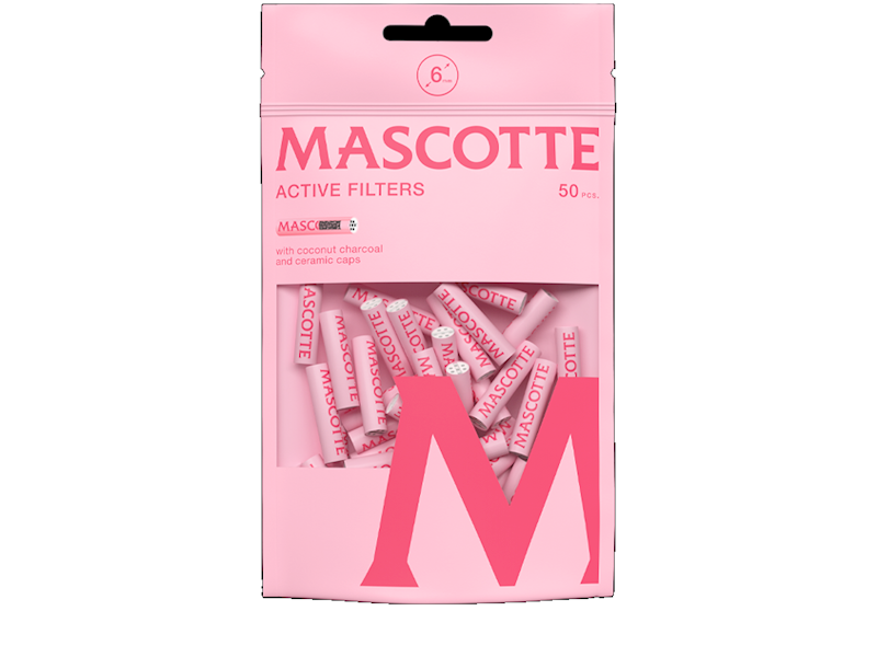 FILTRY MASCOTTE ACTIVE PINK 6MM 50SZT.