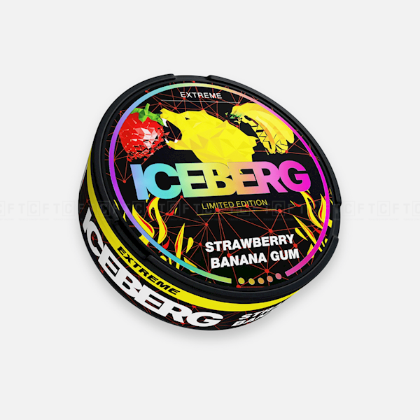 WORECZKI NIKOT. ICEBERG STRAW.BANANA GUM EXTR 50MG