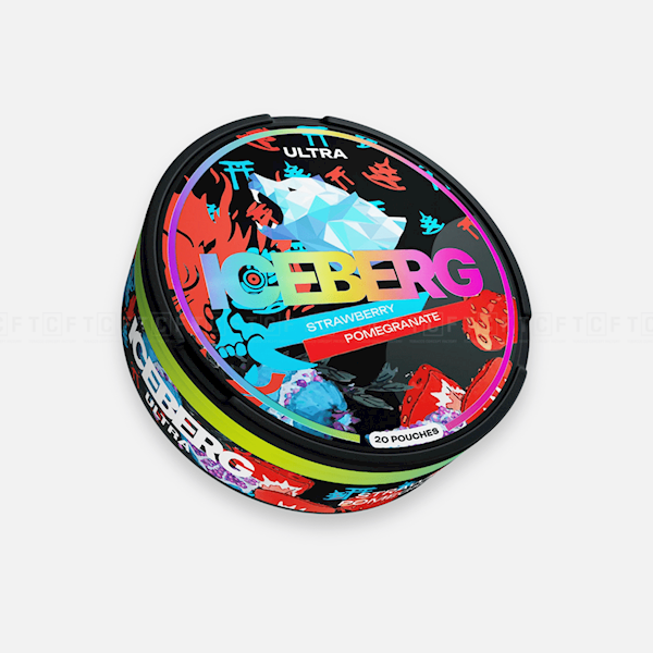 WORECZKI NIKOT. ICEBERG STRAW. POMEGRANATE  50MG