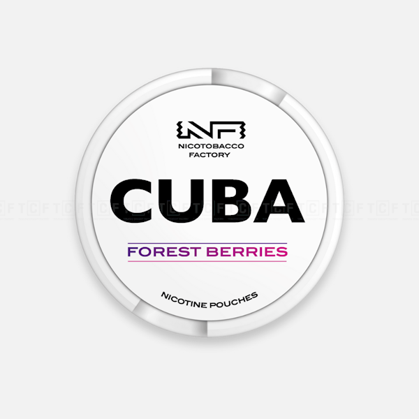 WORECZKI NIKOT. CUBA WHITE FOREST BERRIER 25MG 