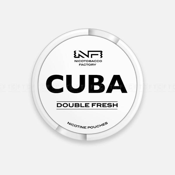 WORECZKI NIKOT. CUBA WHITE DOUBLE FRESH 25MG 