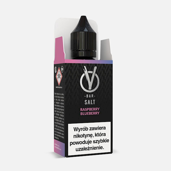 LIQUID VBAR SALT 20MG 10ML (RASPB. BLUEBERRY) B26
