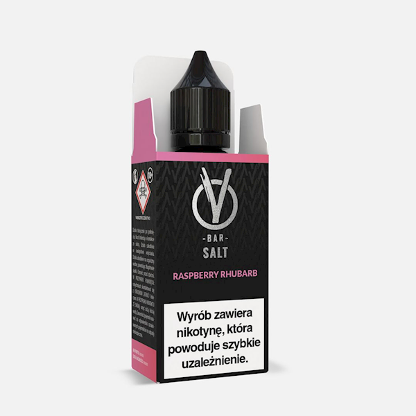 LIQUID VBAR SALT 20MG 10ML (RASPB. RHUBARB)  B26