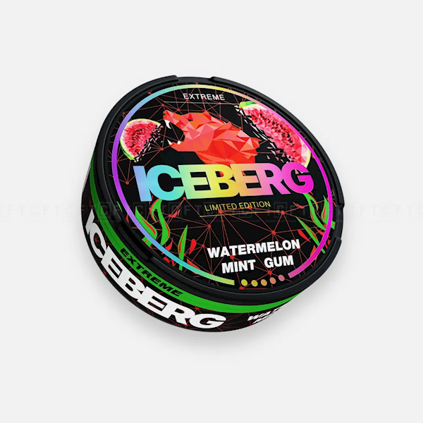 WORECZKI NIKOT. ICEBERG WATERMELON MINT GUM 20MG/G
