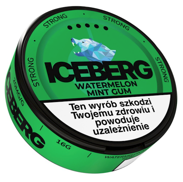 WORECZKI NIKOT. ICEBERG WATERMELON MINT GUM 20MG/G