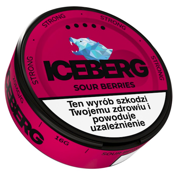 WORECZKI NIKOT. ICEBERG SOUR BERRIES 20MG/G