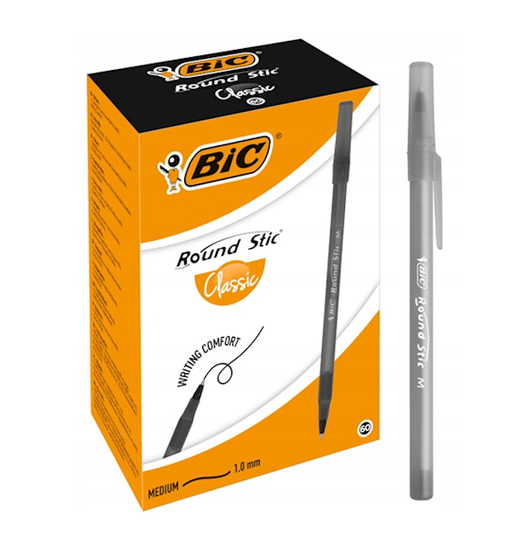 DŁ. ROUND STIC SIMPLY CZARNY PD60