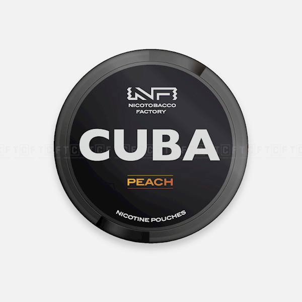 WORECZKI NIKOT. CUBA BLACK PEACH 20MG/G