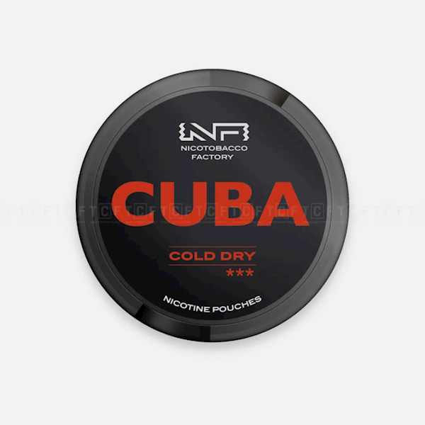 WORECZKI NIKOT. CUBA BLACK COLD DRY  20MG/G