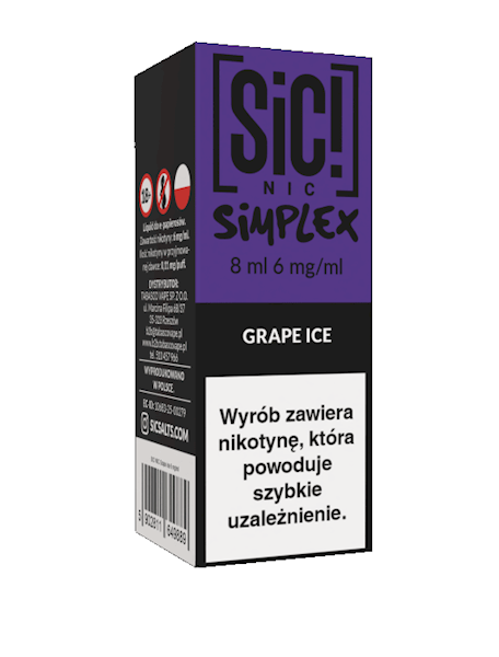 LIQ. SiC! NIC 8ML - GRAPE ICE 6MG
