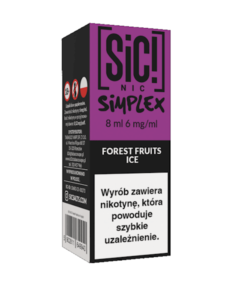 LIQ. SiC! NIC 8ML - FOREST FRUIT ICE 6MG