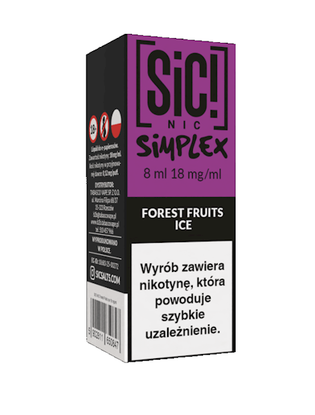 LIQ. SiC! NIC 8ML - FOREST FRUIT ICE 18MG