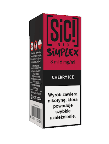 LIQ. SiC! NIC 8ML - CHERRY ICE  6MG