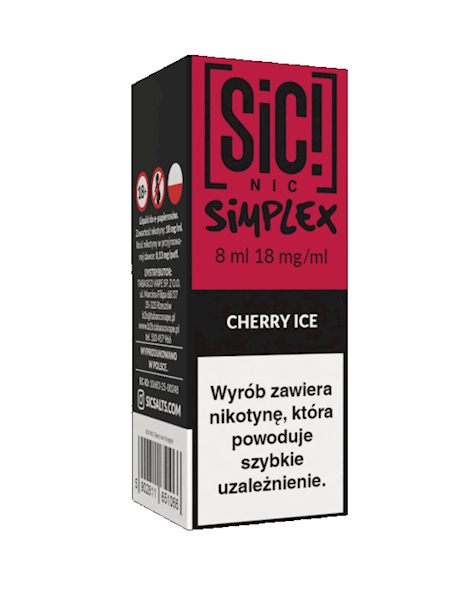 LIQ. SiC! NIC 8ML - CHERRY ICE  18MG