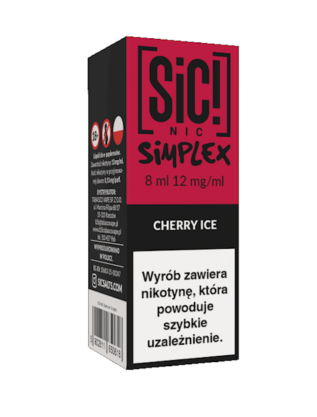 LIQ. SiC! NIC 8ML - CHERRY ICE  12MG