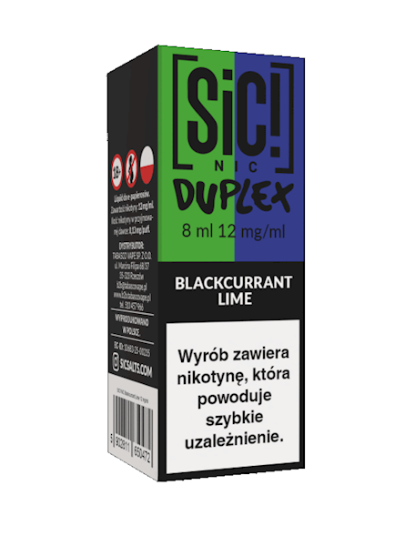 LIQ. SiC! NIC 8ML - BLACKCURRANT LIME 12MG