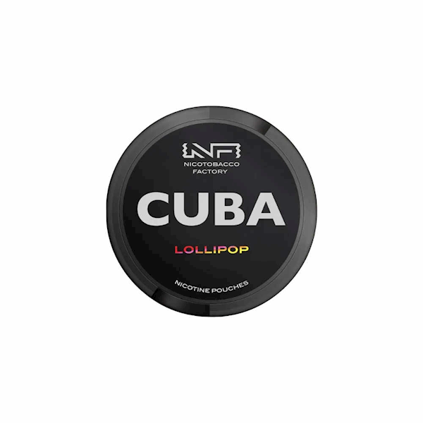 WORECZKI NIKOT. CUBA BLACK LOLLIPOP  20MG/G