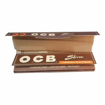 BIBUŁKA OCB VIRGIN BROWN SLIM+FILTER /32