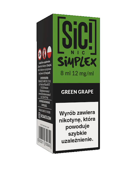 LIQ. SiC! NIC 8ML - GREEN GRAPE ICE 12MG