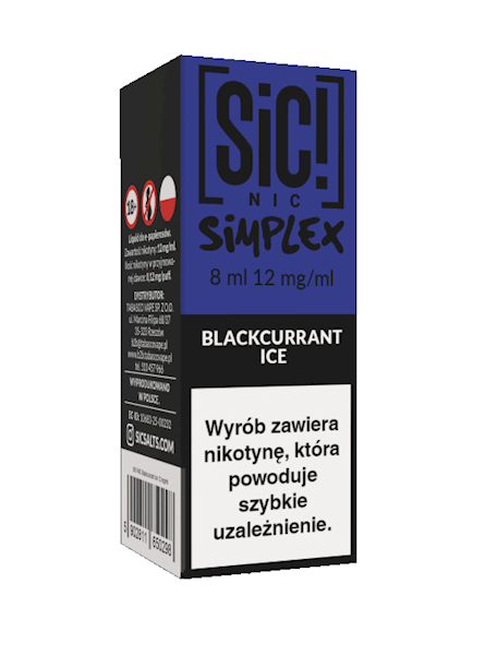 LIQ. SiC! NIC 8ML - BLACKCURRANT ICE 12MG