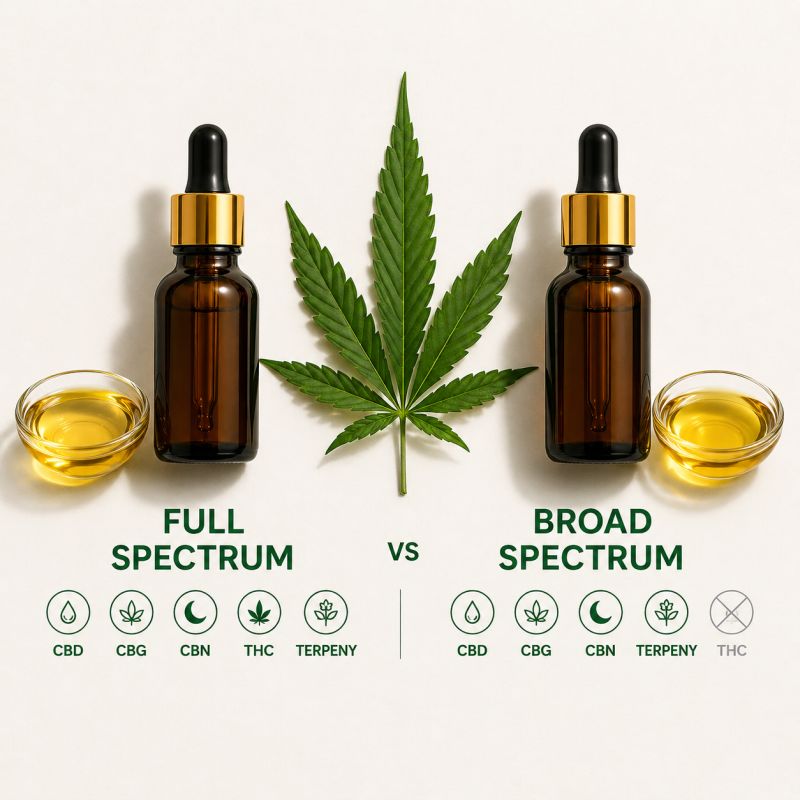 Full spectrum vs broad spectrum