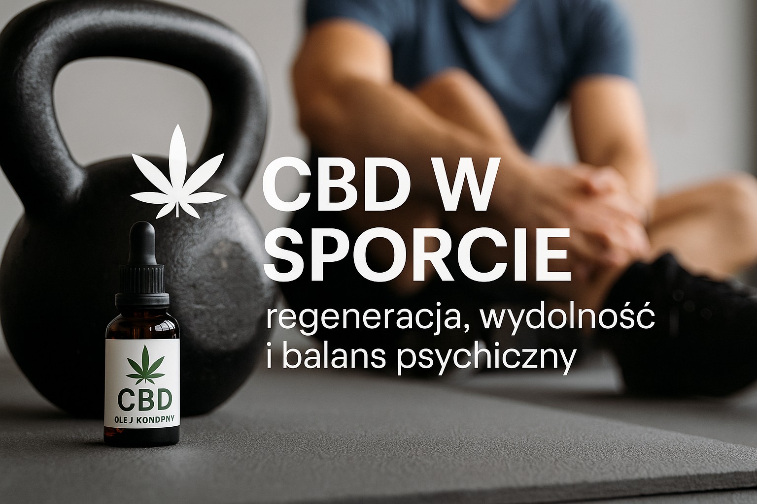 CBD w sporcie – regeneracja, wydolność i balans psychiczny. Olejek konopny, sportowiec, regeneracja mięśni.