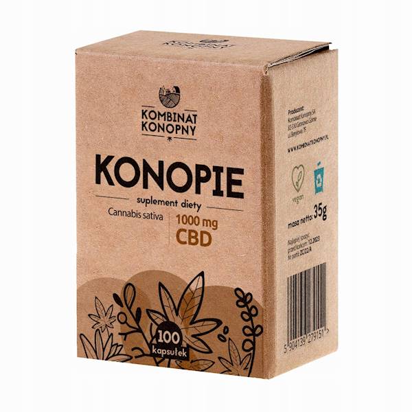 Kombinat Konopny kapsułki konopne 100szt