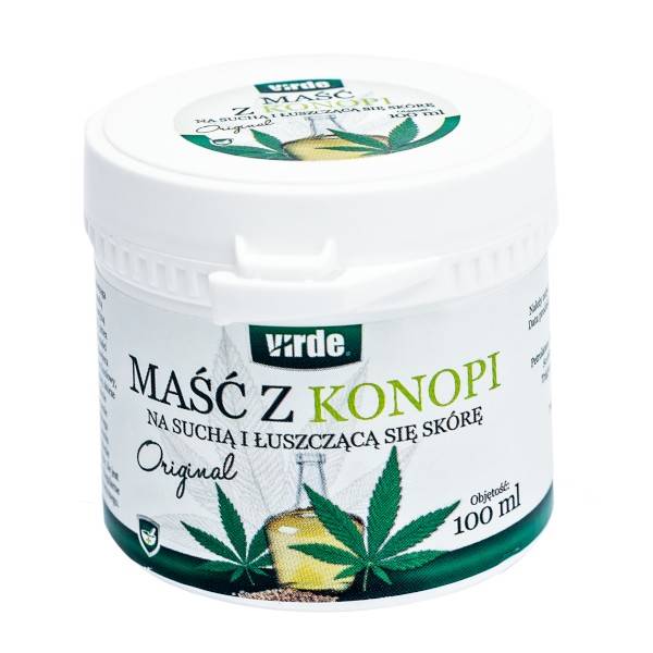 Maść z konopi na suchą i łuszczącą się skórę Virde 100ml