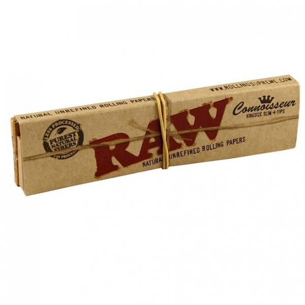 Bibułki z filtrami Raw King Size Slim