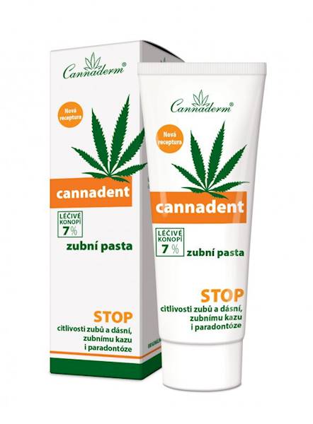 Pasta do zębów bez fluoru konopna Cannadent