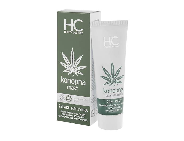 Maść żel konopny na żylaki naczynka z kasztanowcem 75ml