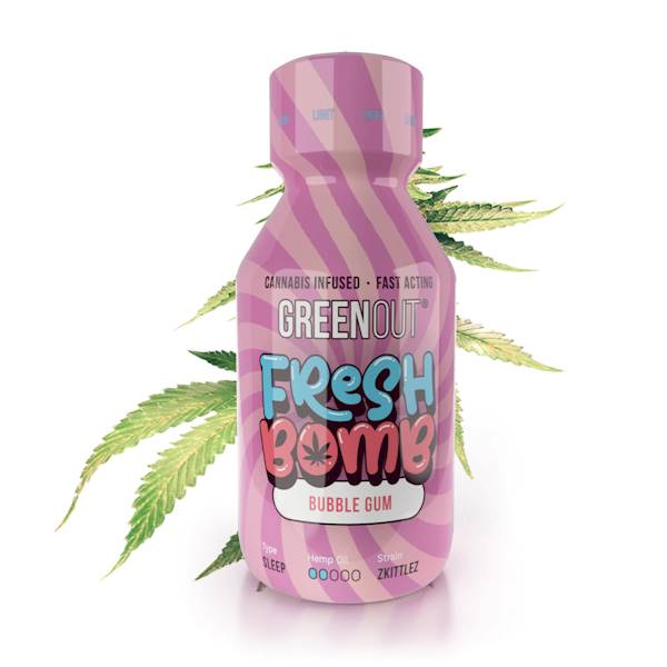 GREEN OUT FRESH BOMB BUBBLE GUM STRONG 100ml